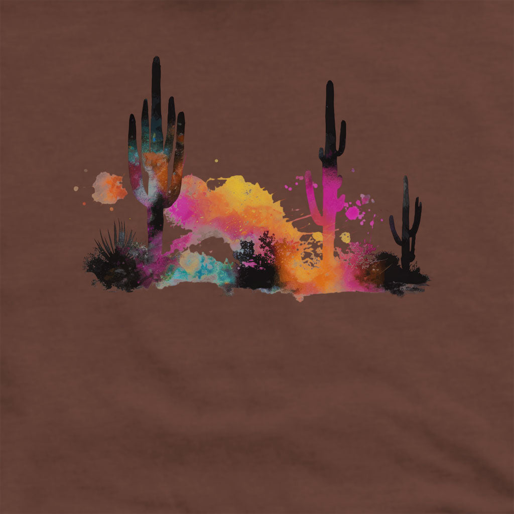 Watercolor Cactus Desert Crewneck Sweatshirt