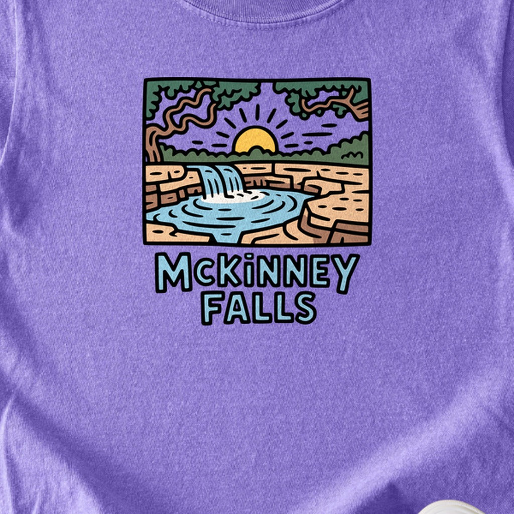 McKinney Falls Kids Cotton T-Shirt