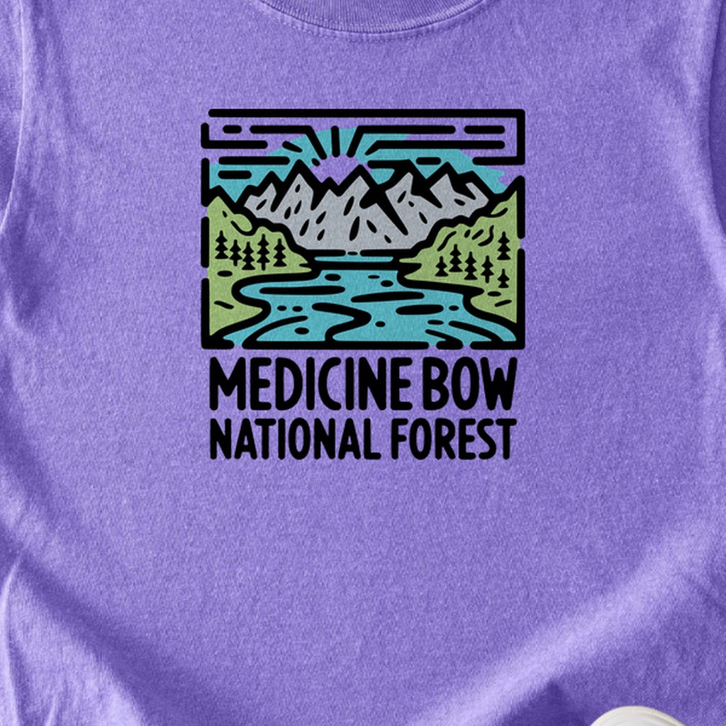 Medicine Bow National Forest Kids Cotton T-Shirt