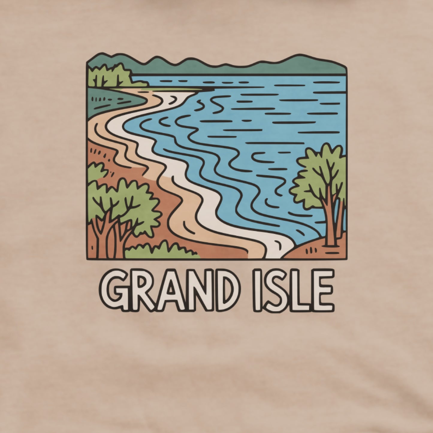 Grand Isle State Park Hoodie Adventure and Outdoors Themed Hoodie