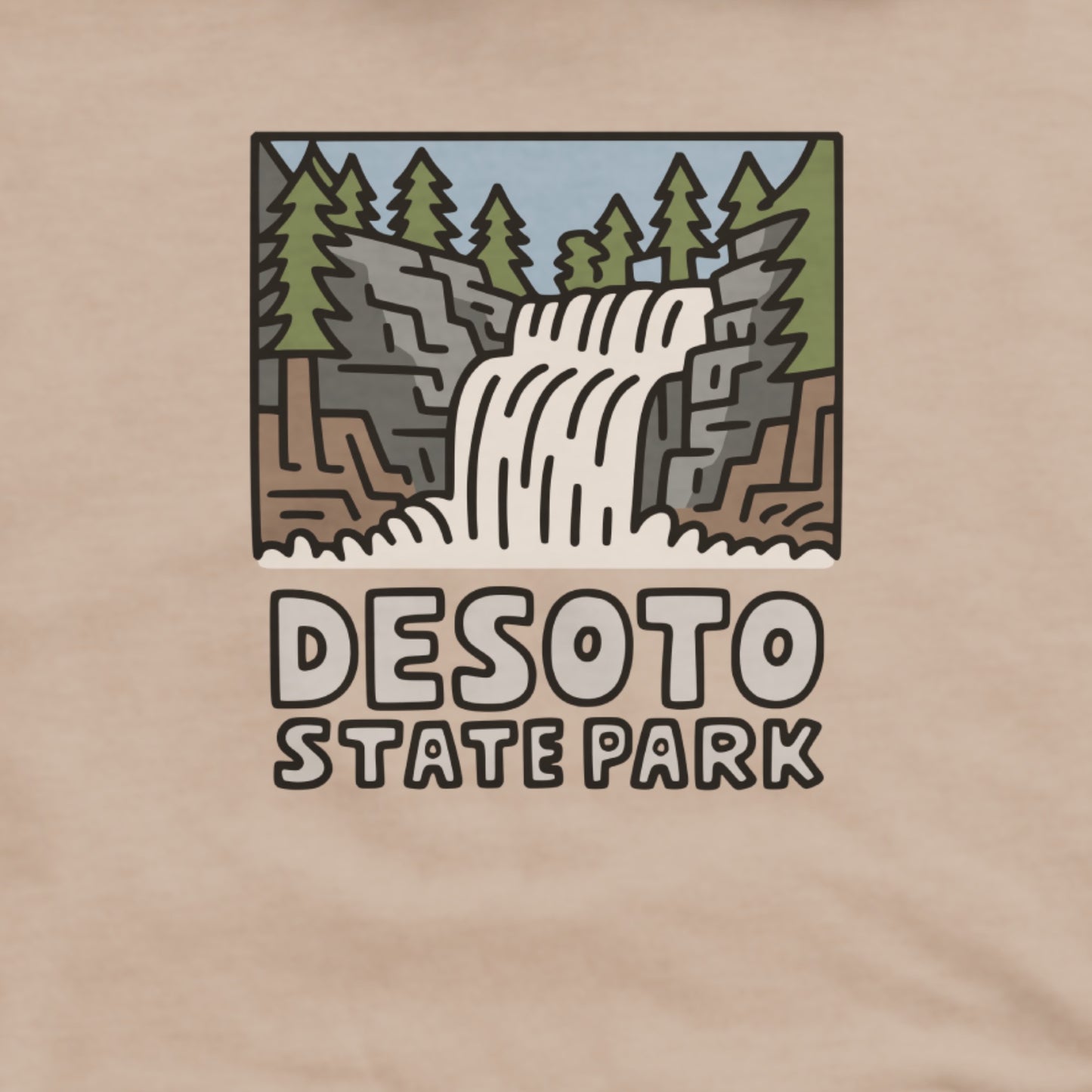 DeSoto State Park Hoodie Adventure and Outdoors Themed Hoodie