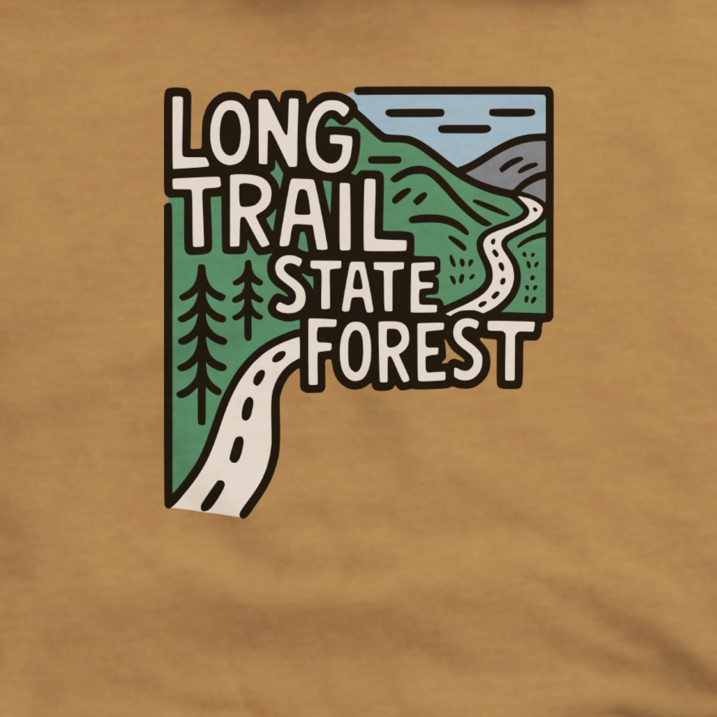 Long Trail State Forest Hoodie Adventure and Outdoors Themed Hoodie