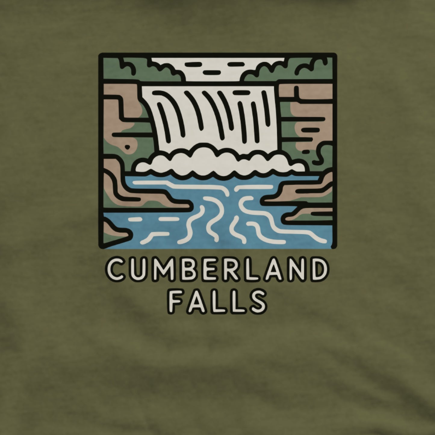 Cumberland Falls State Resort Park Hoodie Adventure and Outdoors Themed Hoodie