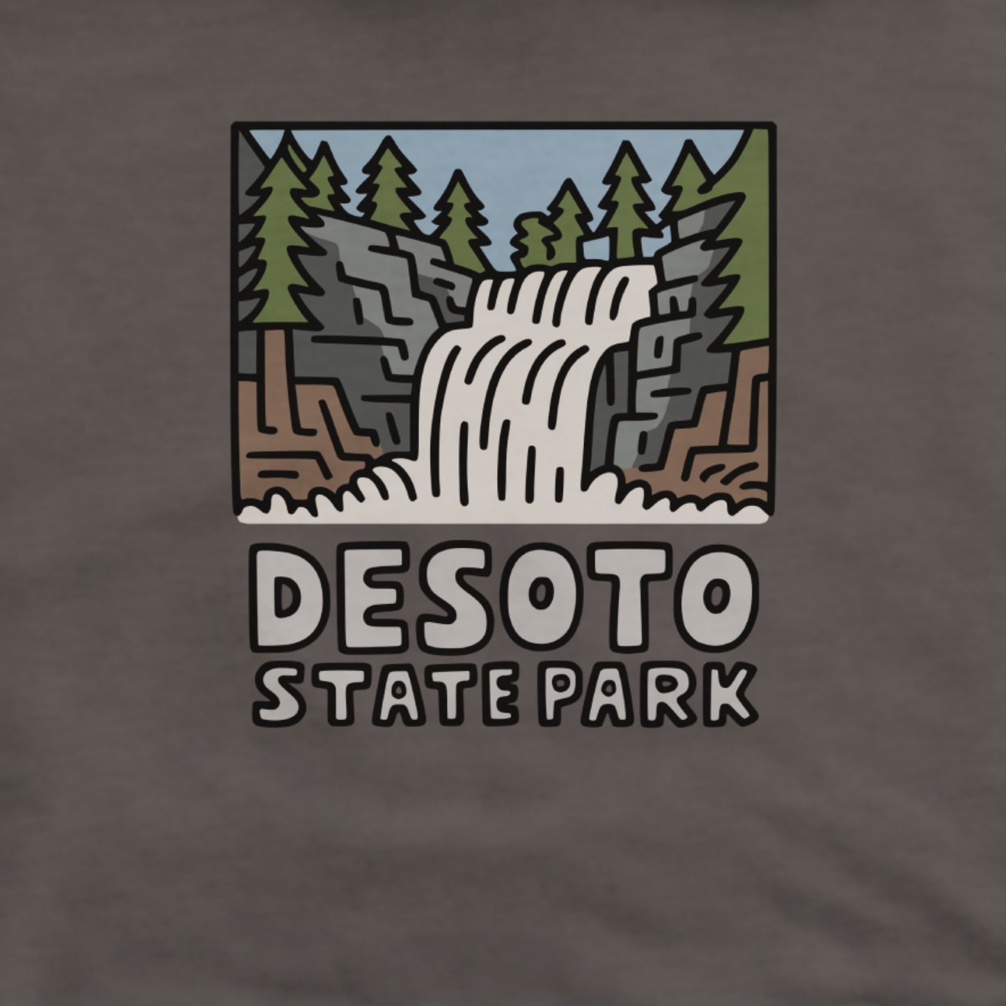 DeSoto State Park Hoodie Adventure and Outdoors Themed Hoodie