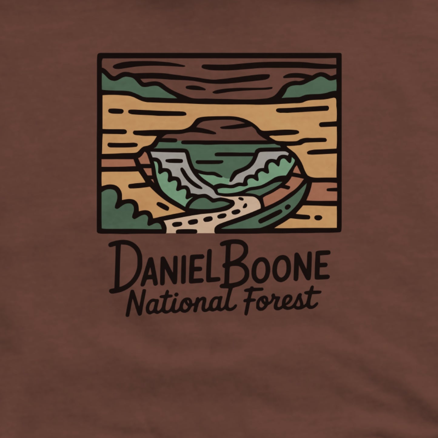 Daniel Boone National Forest Hoodie Adventure and Outdoors Themed Hoodie