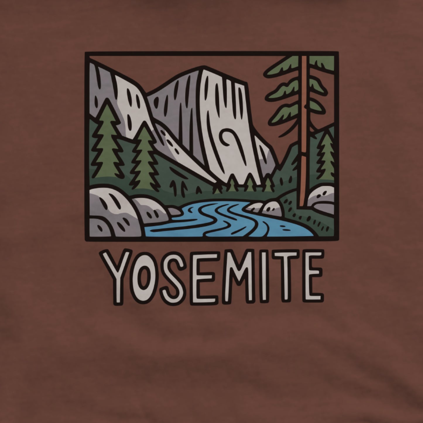 Yosemite National Park Hoodie Adventure and Outdoors Themed Hoodie
