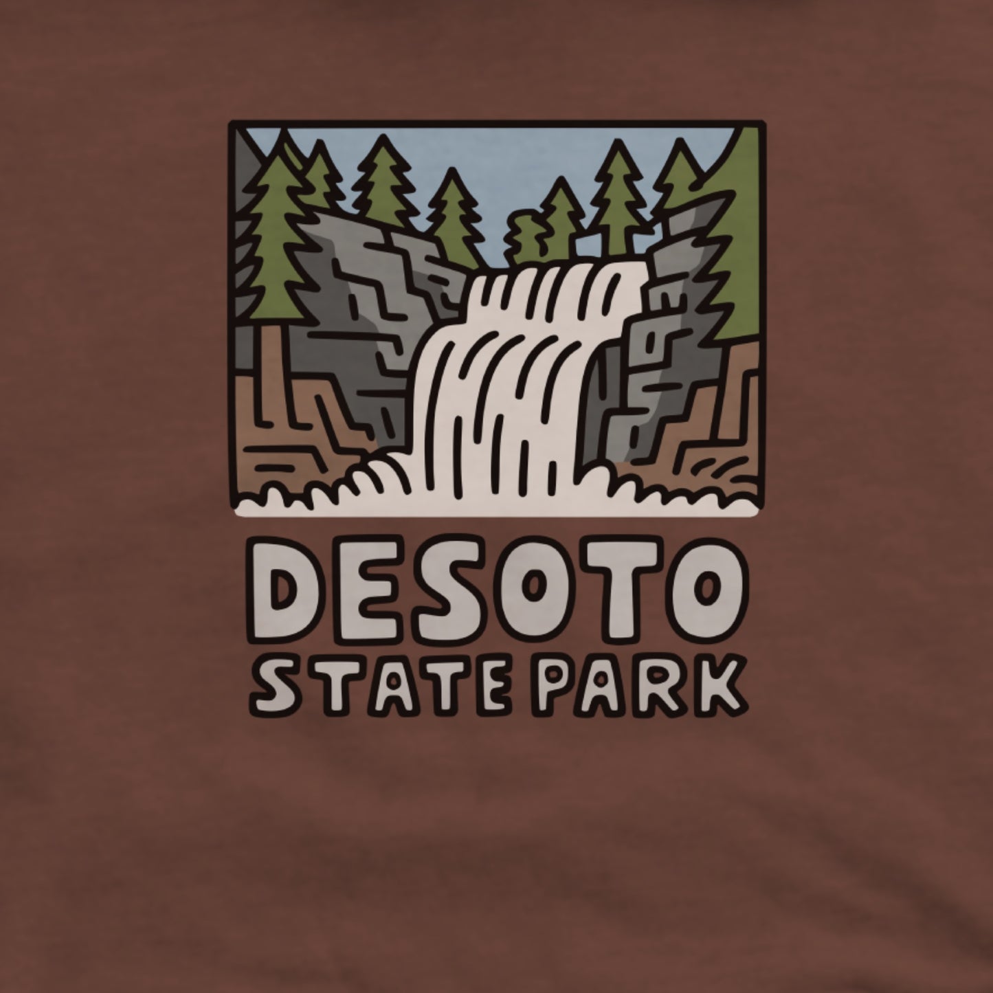 DeSoto State Park Hoodie Adventure and Outdoors Themed Hoodie