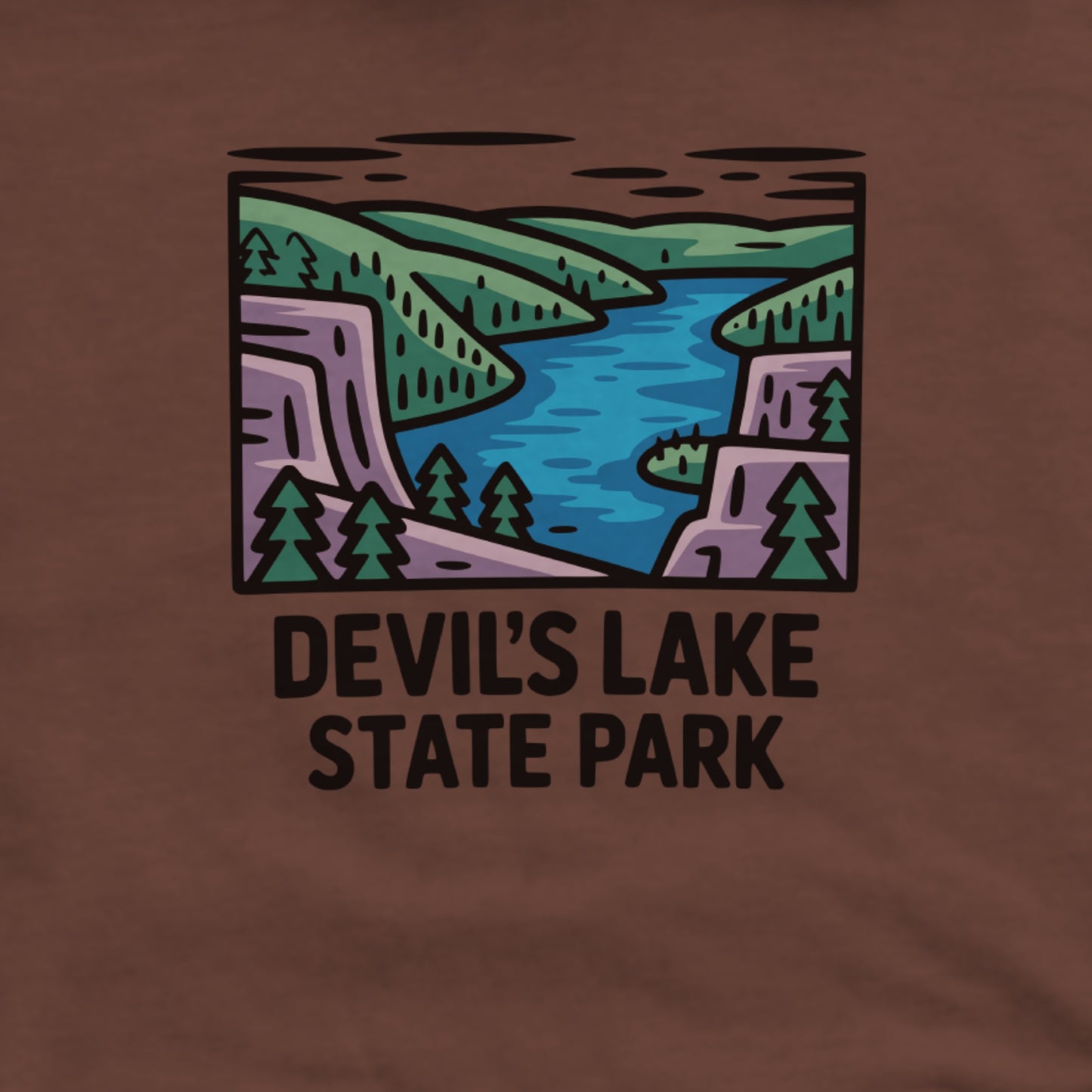 Devil’s Lake State Park Hoodie Adventure and Outdoors Themed Hoodie