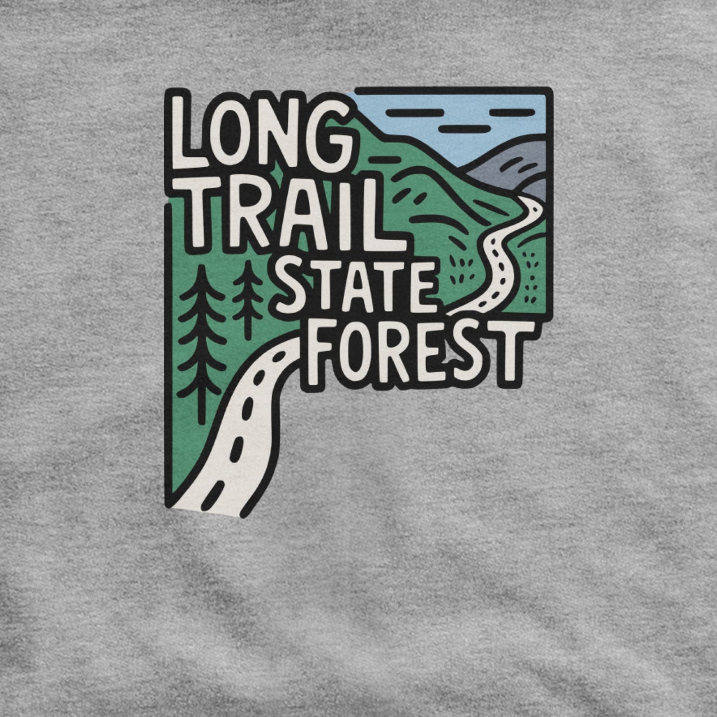 Long Trail State Forest Hoodie Adventure and Outdoors Themed Hoodie