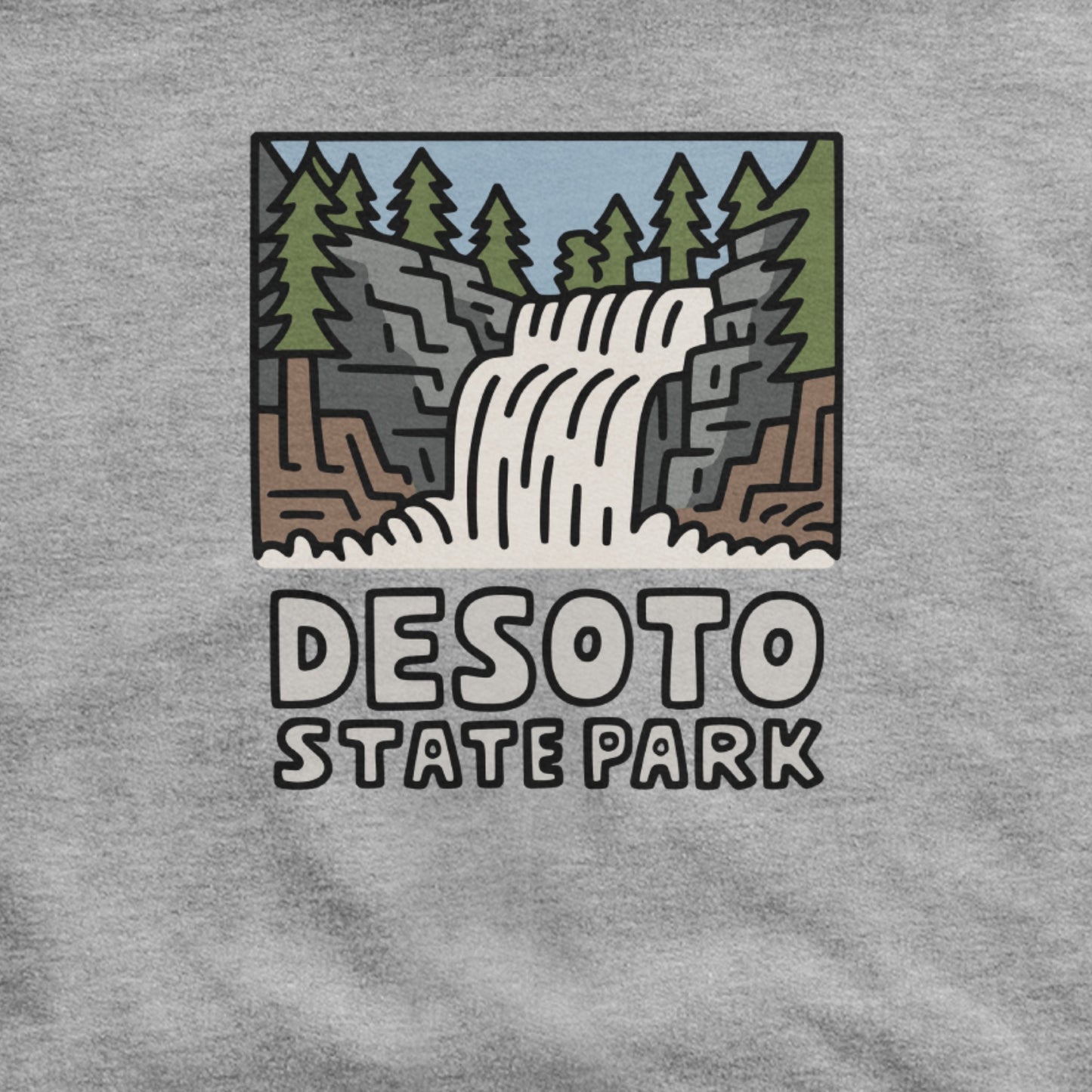 DeSoto State Park Hoodie Adventure and Outdoors Themed Hoodie