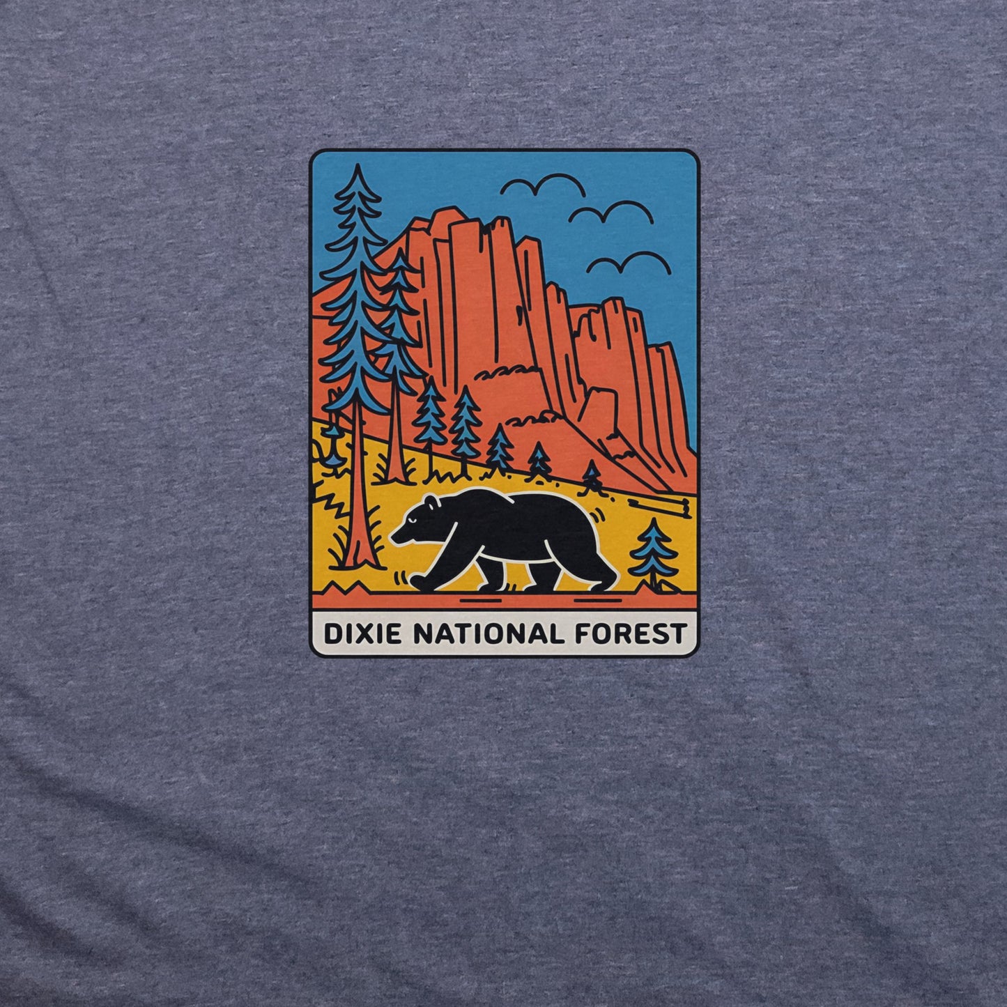 Dixie National Forest T-Shirt Adventure and Outdoors Themed T-Shirt
