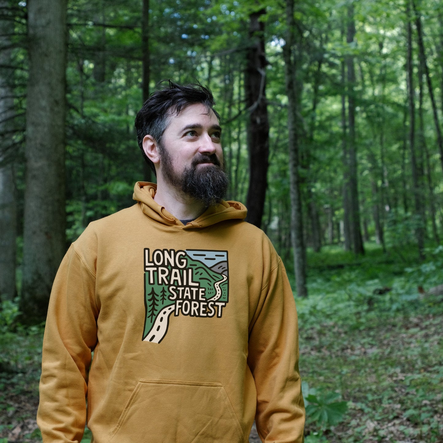 Long Trail State Forest Hoodie Adventure and Outdoors Themed Hoodie