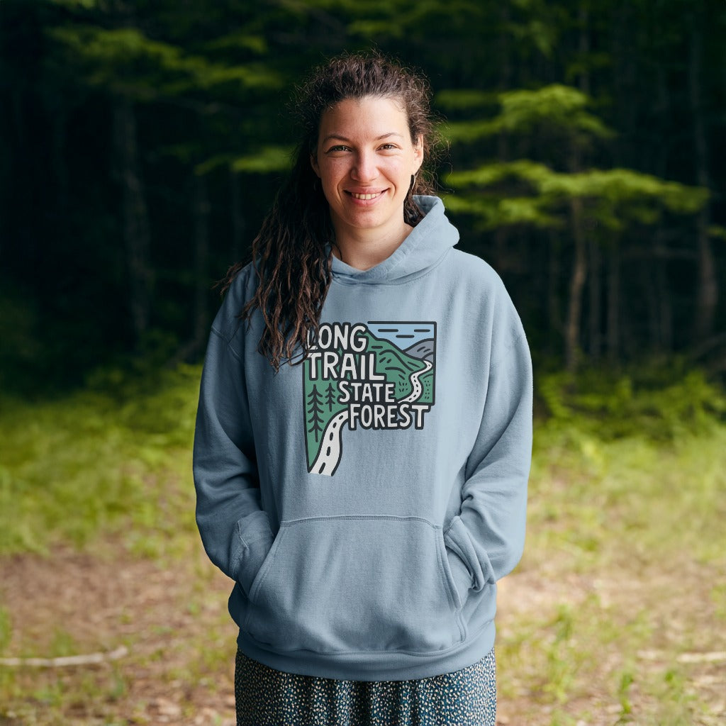 Long Trail State Forest Hoodie Adventure and Outdoors Themed Hoodie