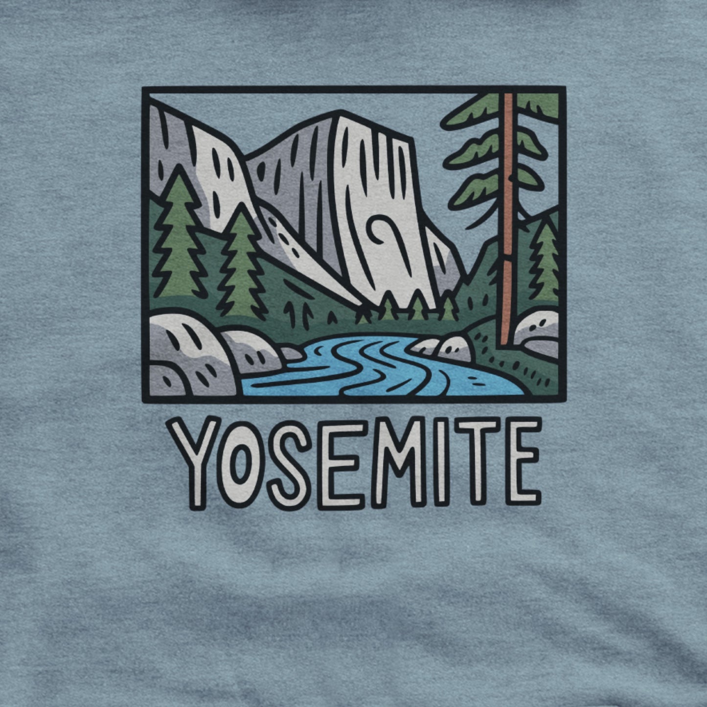 Yosemite National Park Hoodie Adventure and Outdoors Themed Hoodie