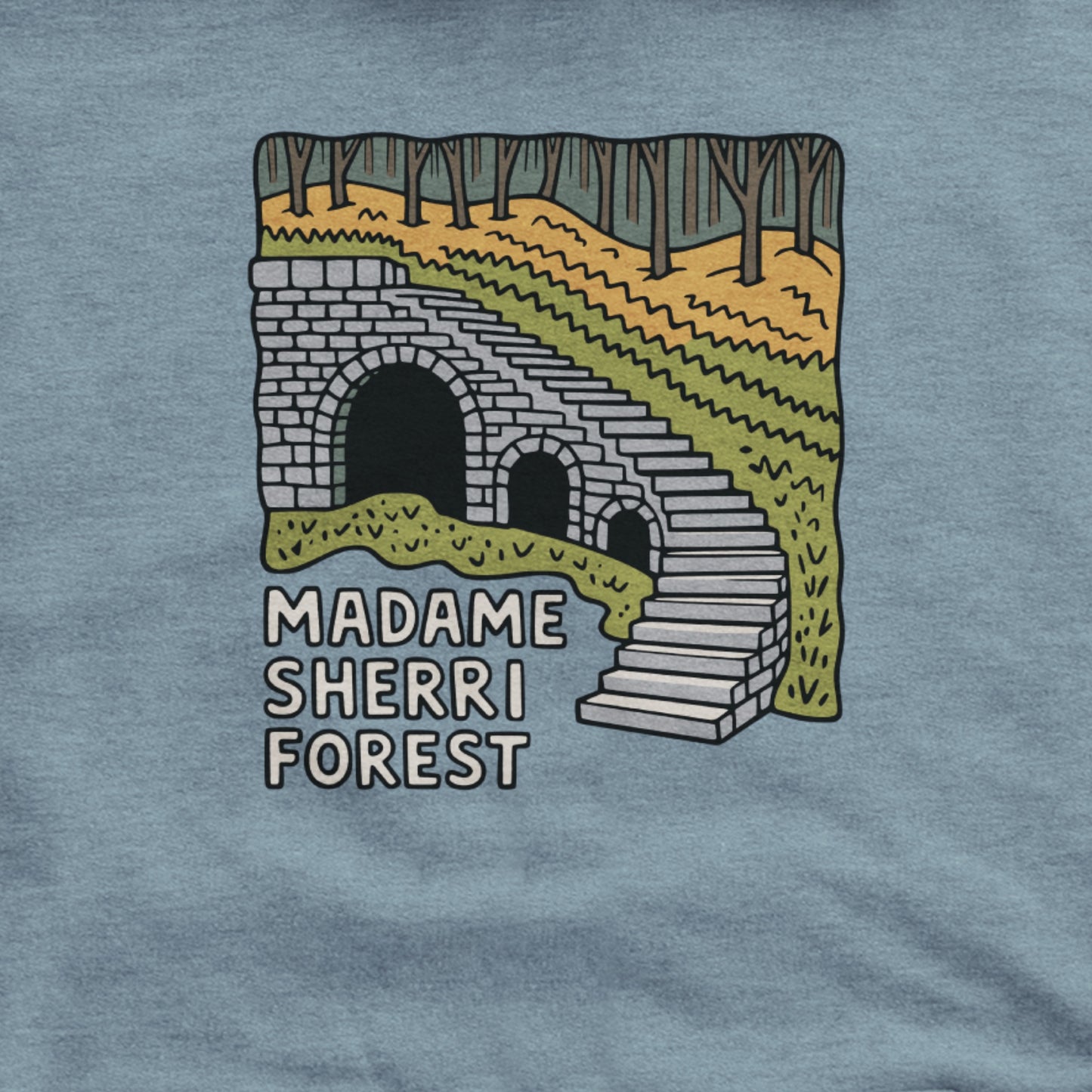Madame Sherri Forest Hoodie Adventure and Outdoors Themed Hoodie