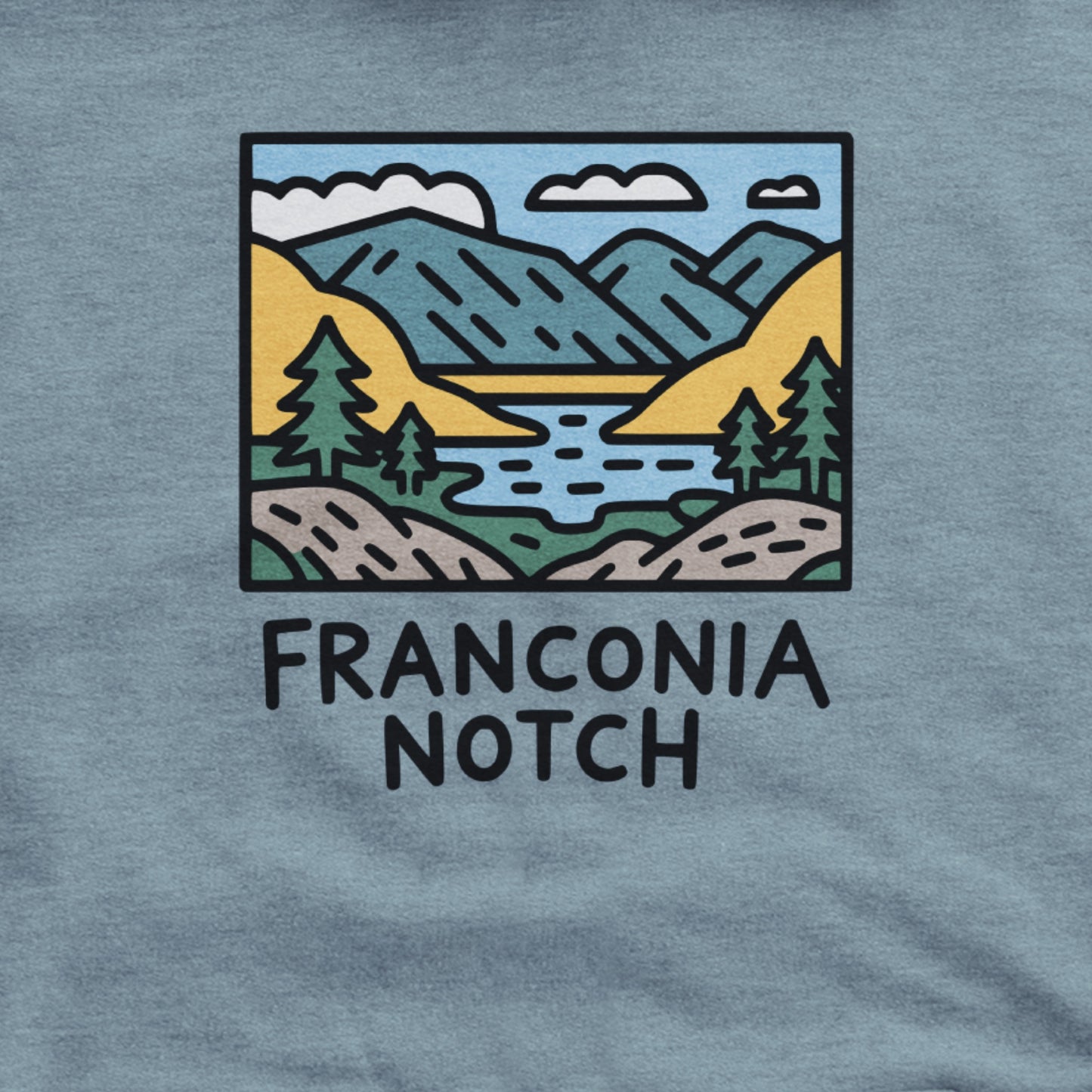 Franconia Notch State Park Hoodie Adventure and Outdoors Themed Hoodie
