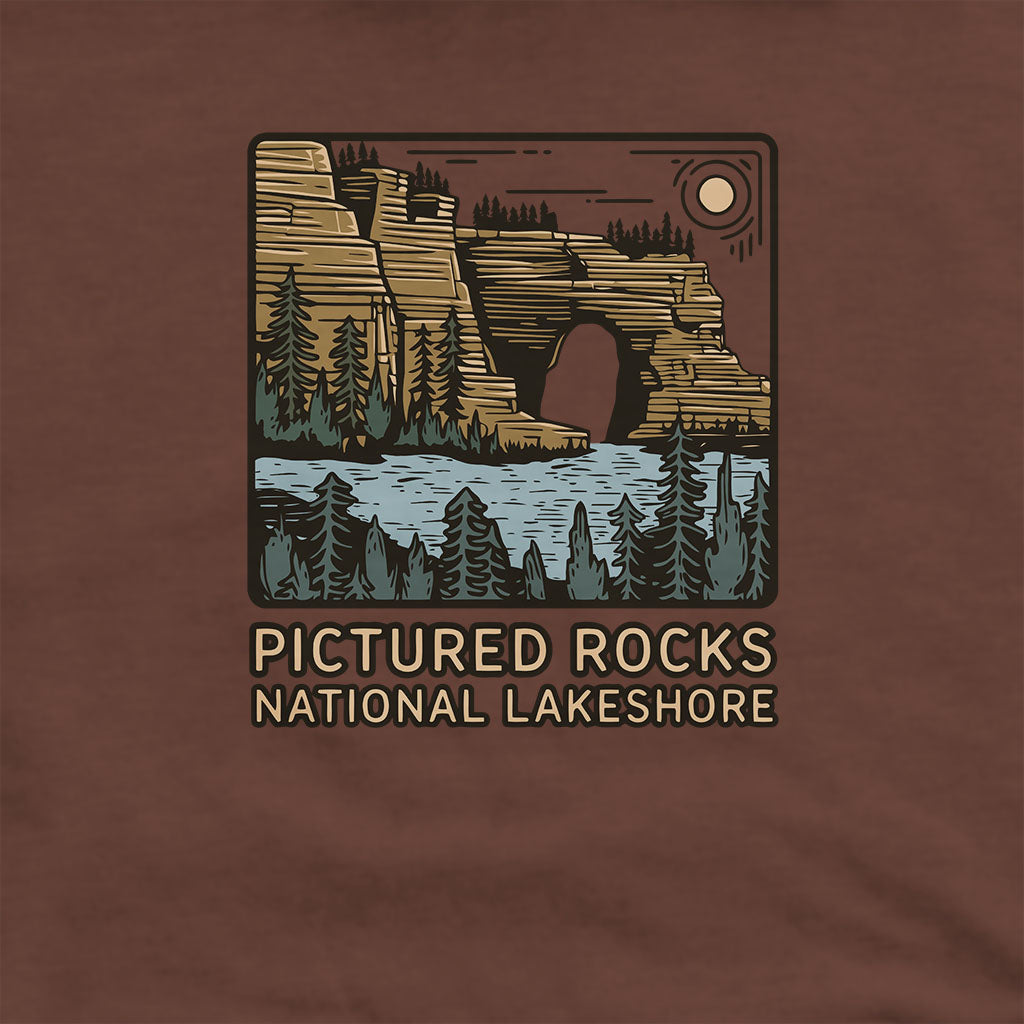 Pictured Rocks National Lakeshore Hoodie Adventure and Outdoors Themed Hoodie