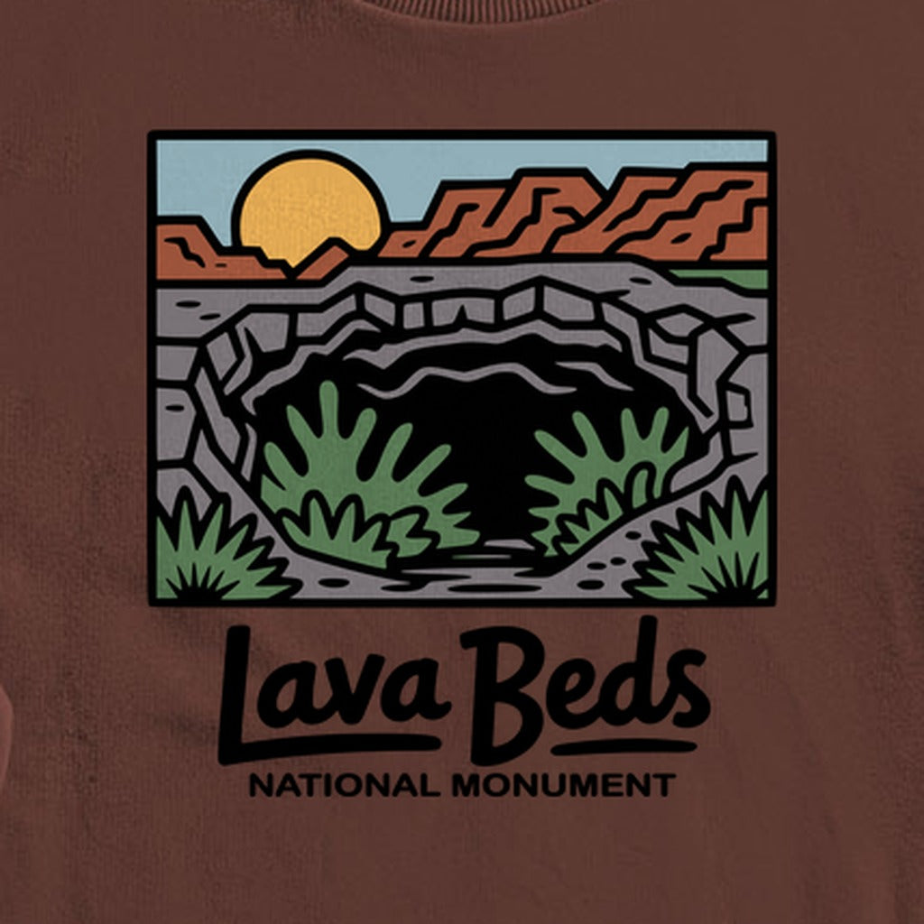 Lava Beds National Monument Crewneck Sweatshirt