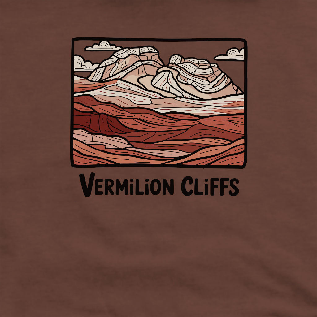 Vermilion Cliffs Crewneck Sweatshirt Adventure and Outdoors Themed Sweatshirt