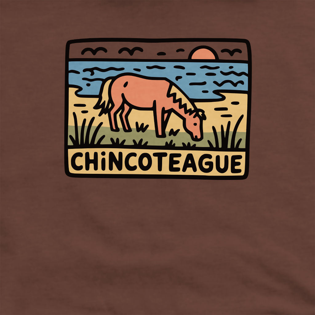 Chincoteague National Wildlife Refuge Crewneck Sweatshirt Adventure and Outdoors Themed Sweatshirt