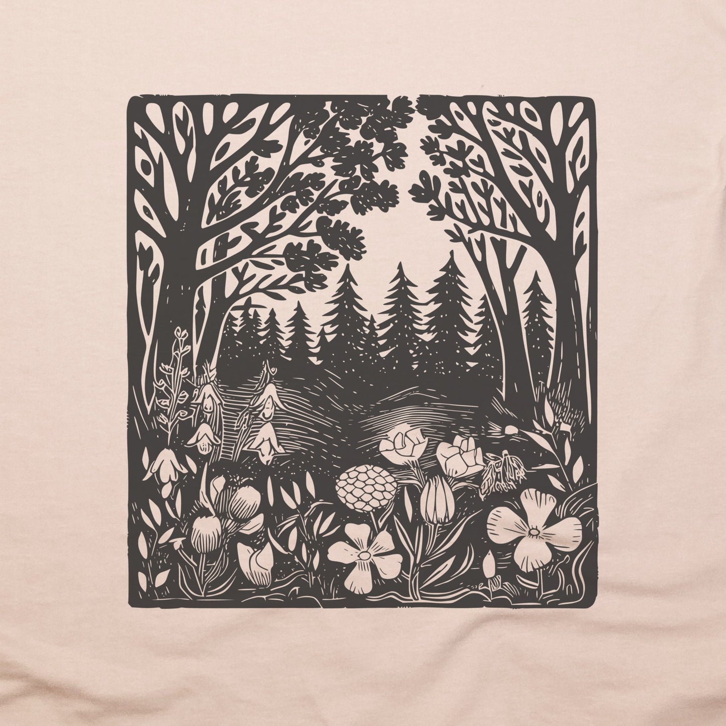Forest Bloom T-Shirt Adventure and Outdoors Themed T-Shirt