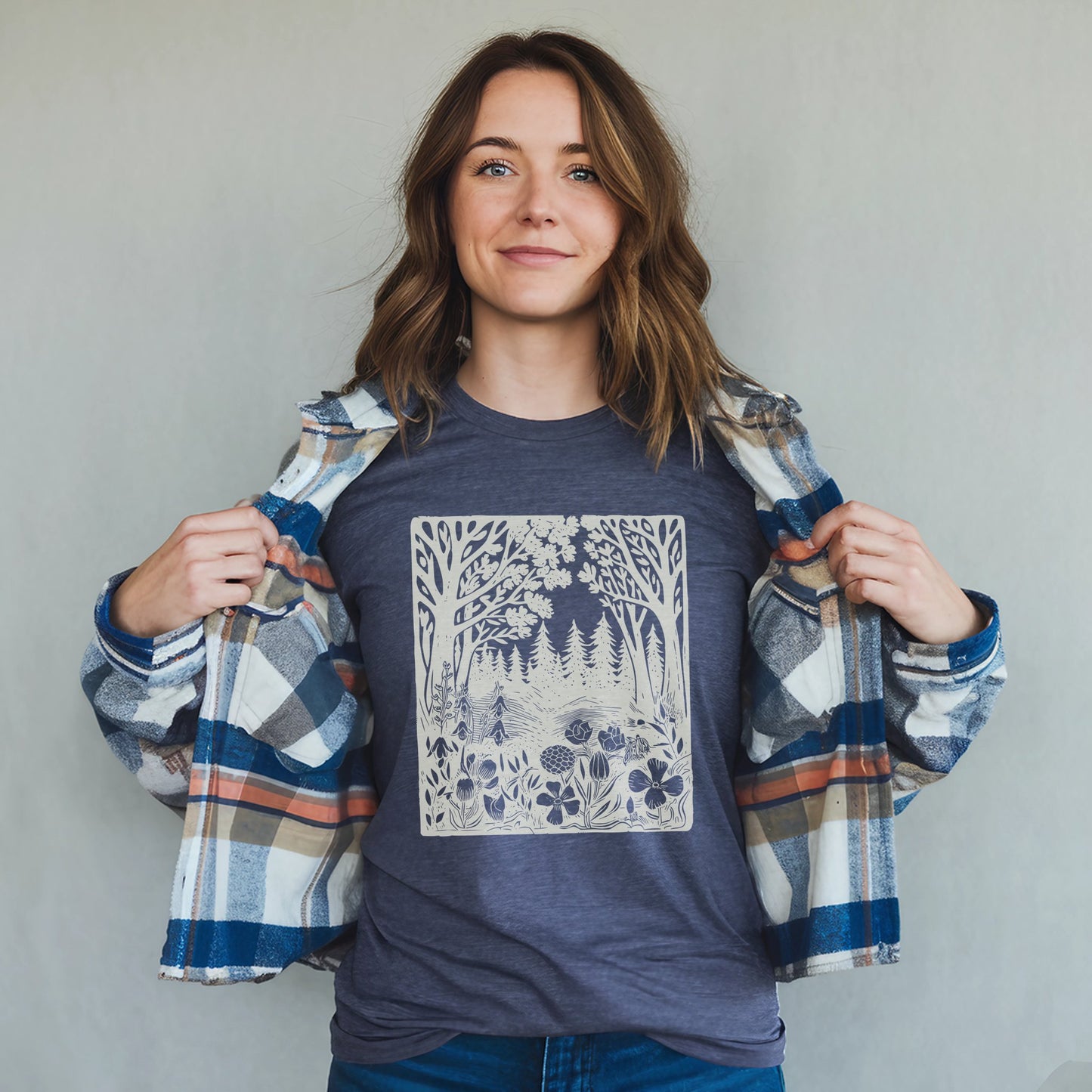 Forest Bloom T-Shirt Adventure and Outdoors Themed T-Shirt