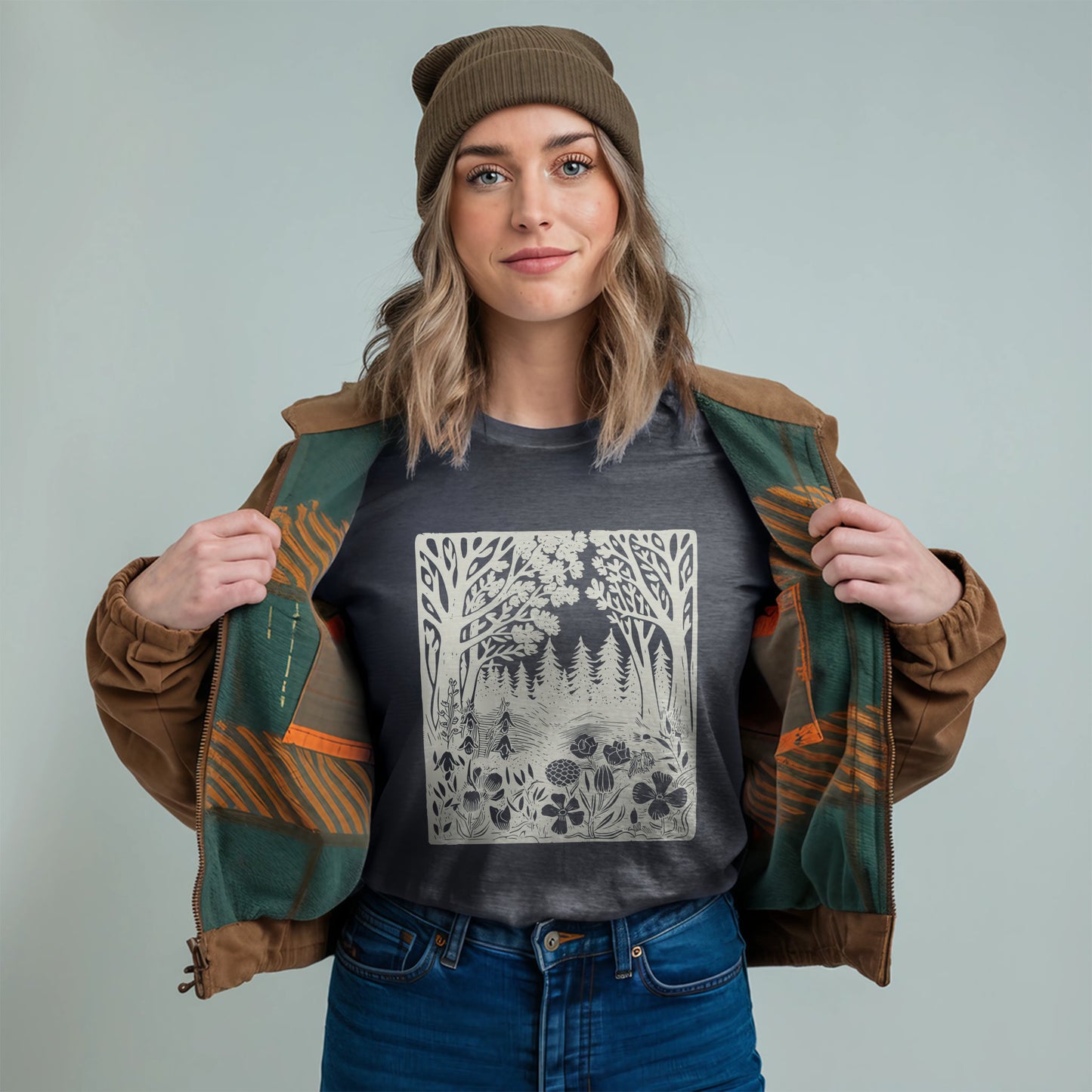 Forest Bloom T-Shirt Adventure and Outdoors Themed T-Shirt