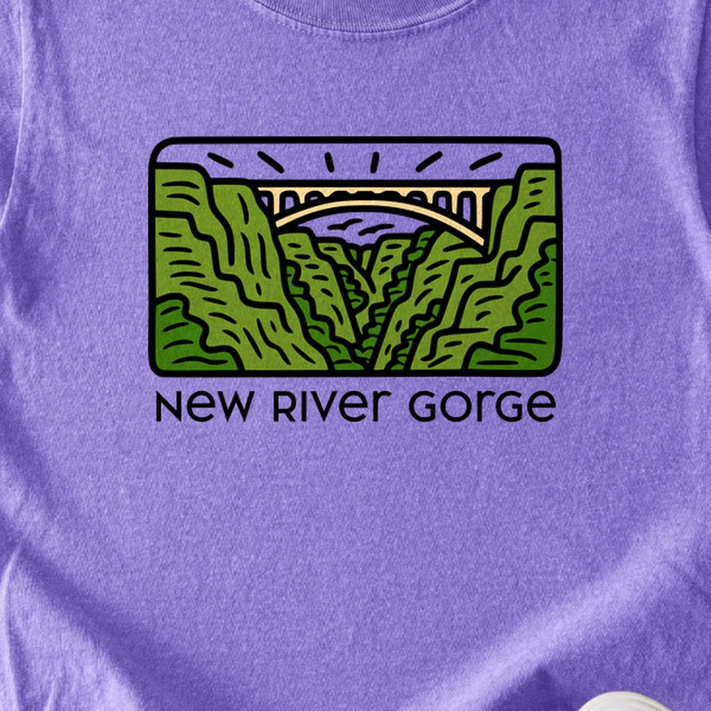 New River Gorge National Park Kids Cotton T-Shirt