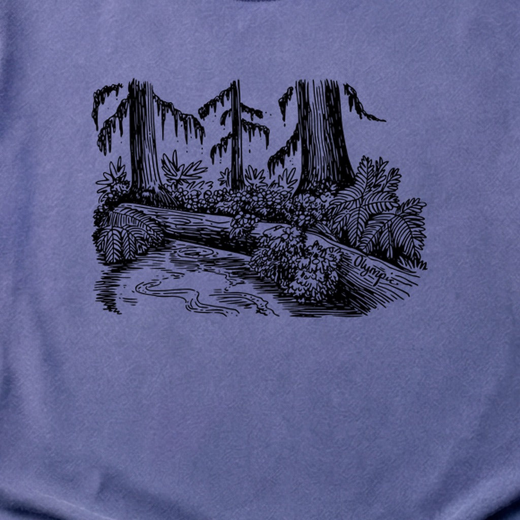 Olympic Line Drawing Cotton T-Shirt