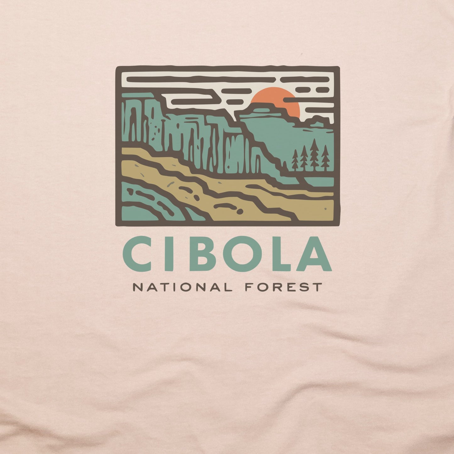Cibola National Forest T-Shirt Adventure and Outdoors Themed T-Shirt