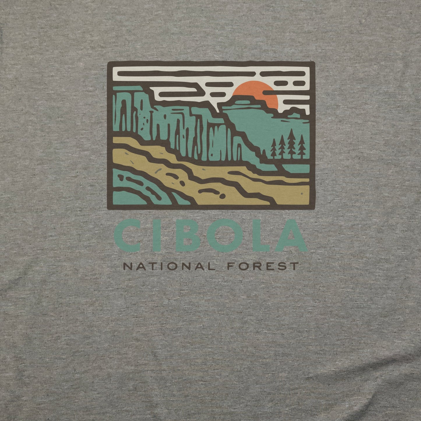 Cibola National Forest T-Shirt Adventure and Outdoors Themed T-Shirt
