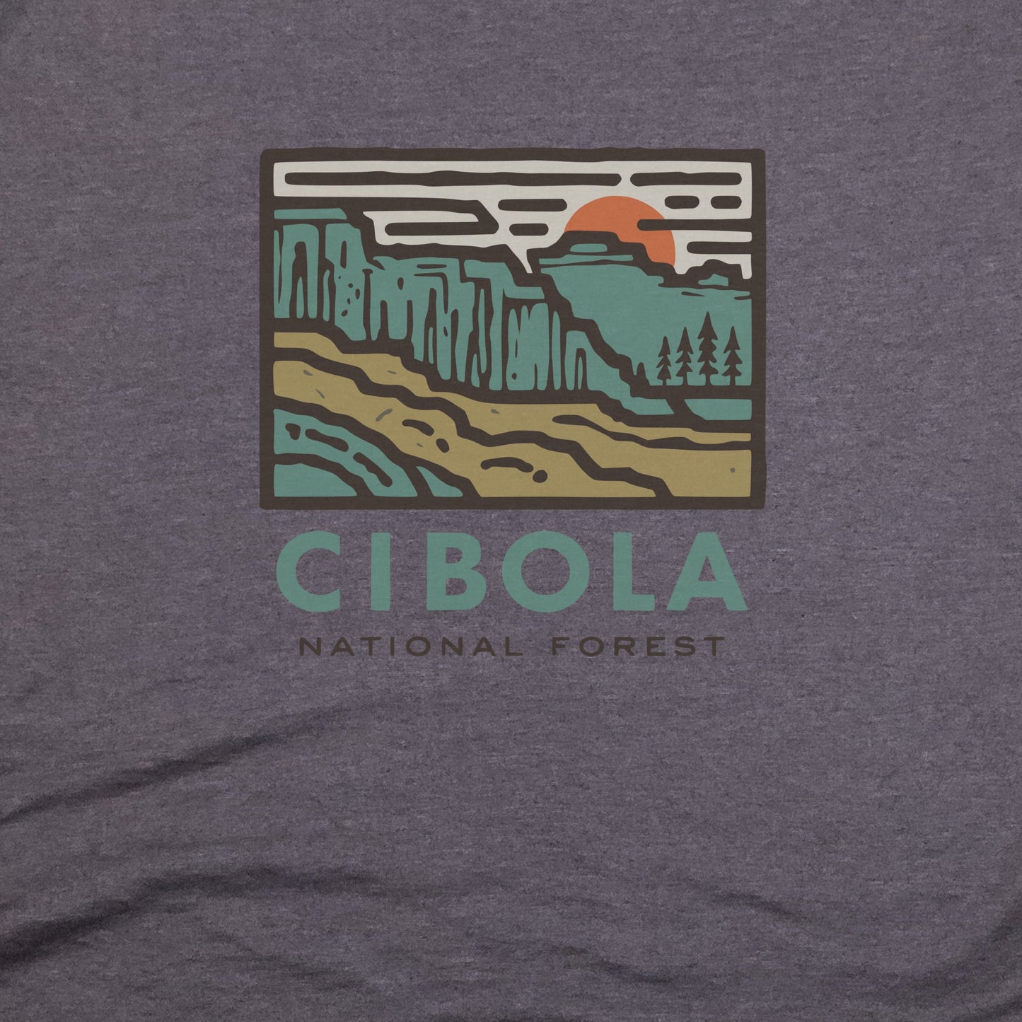 Cibola National Forest T-Shirt Adventure and Outdoors Themed T-Shirt