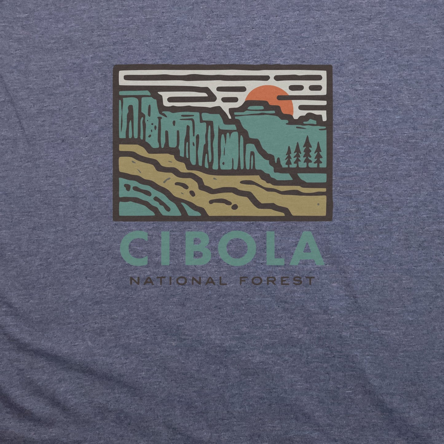 Cibola National Forest T-Shirt Adventure and Outdoors Themed T-Shirt