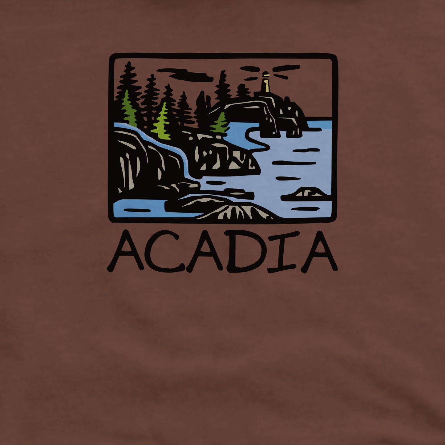 Acadia National Park Crewneck Sweatshirt Adventure and Outdoors Themed Sweatshirt