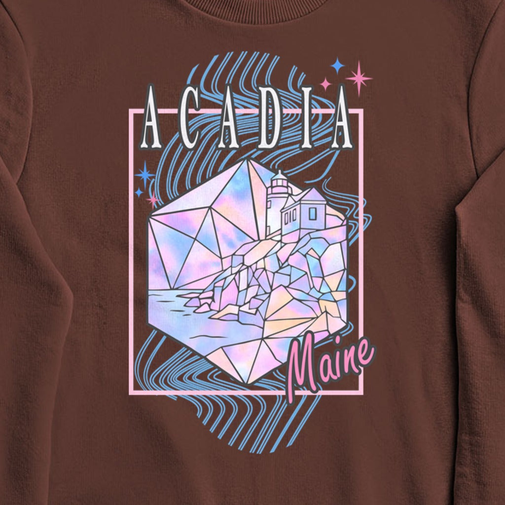 Acadia Retro 80's Crewneck Sweatshirt