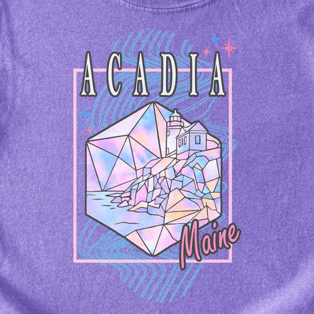 Acadia Retro 80's Kids Cotton T-Shirt