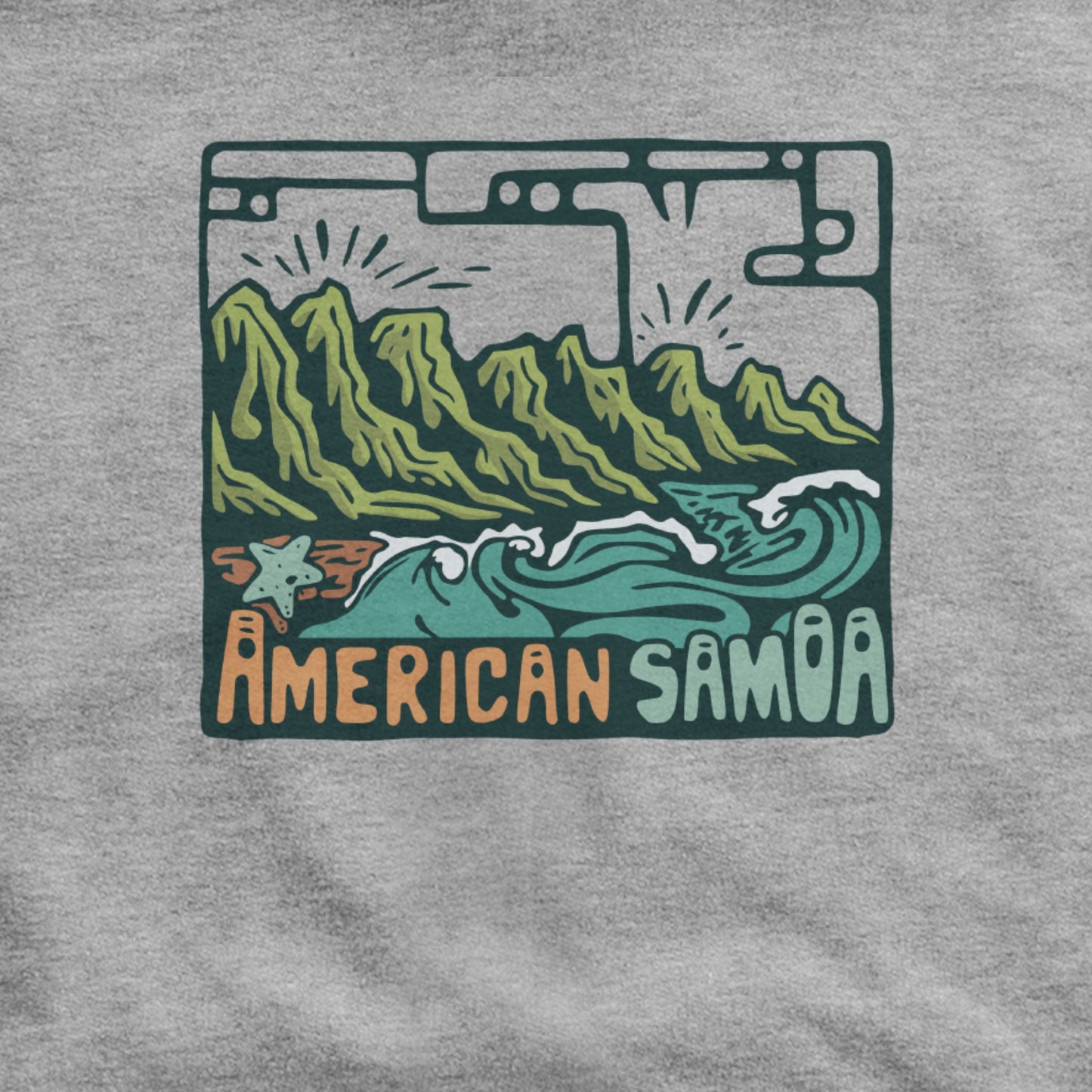 American Samoa National Park Hoodie Adventure and Outdoors Themed Hoodie