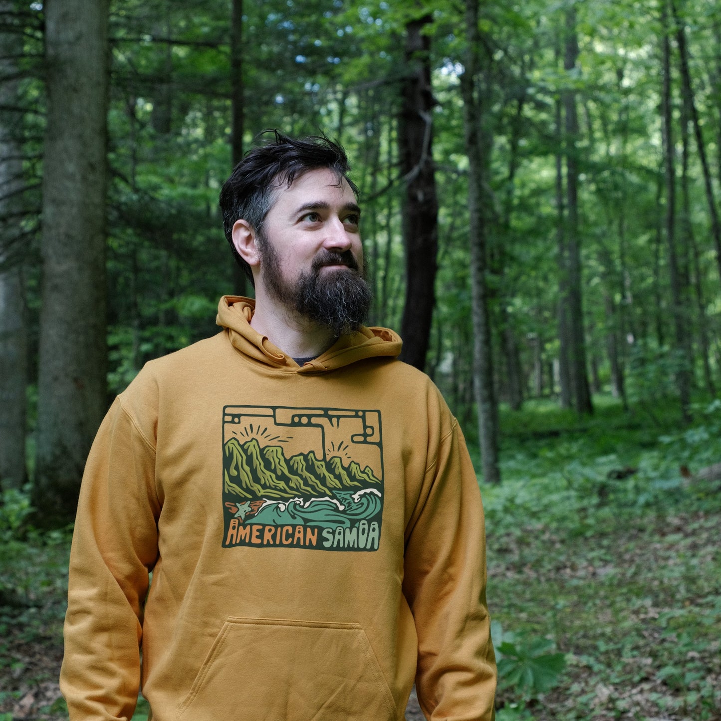 American Samoa National Park Hoodie Adventure and Outdoors Themed Hoodie
