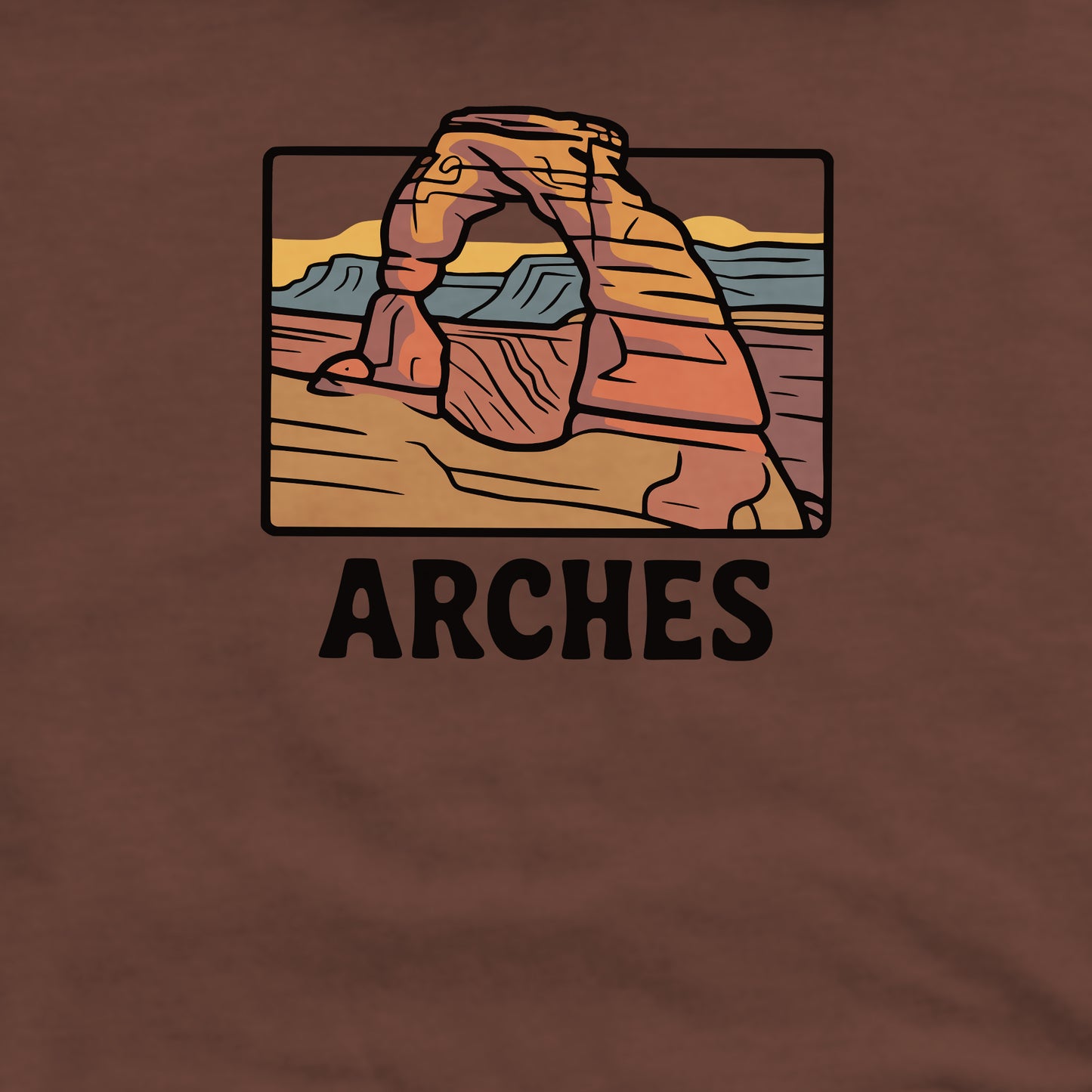 Arches National Park Crewneck Sweatshirt Adventure and Outdoors Themed Sweatshirt