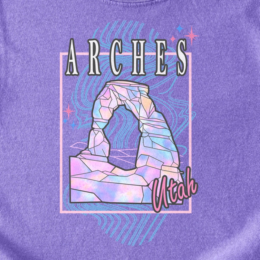 Arches Retro 80's Kids Cotton T-Shirt