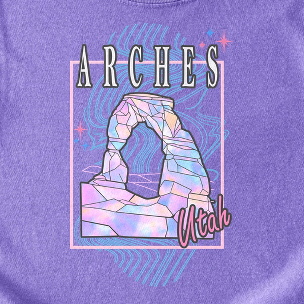 Arches Retro 80's Kids Cotton T-Shirt