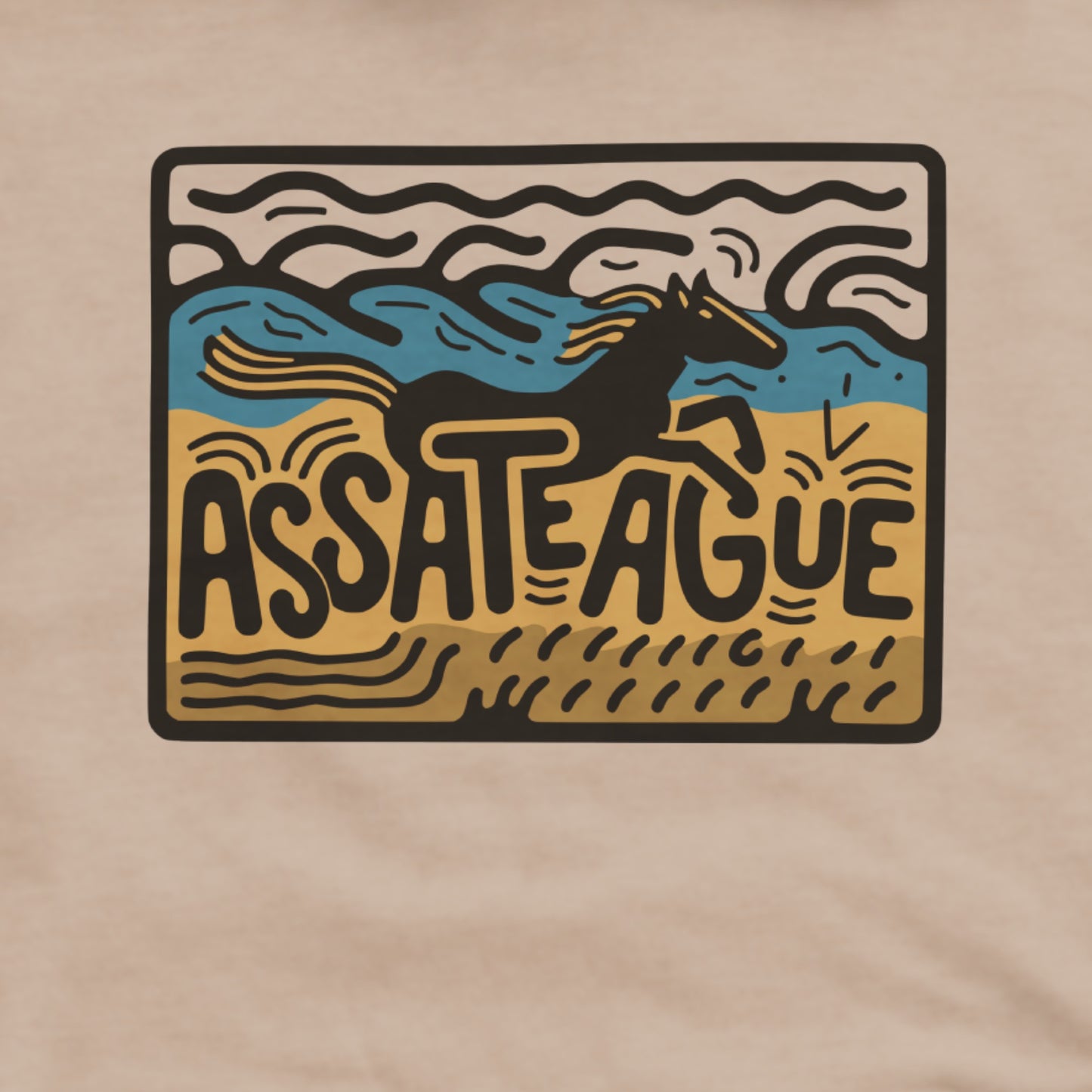 Assateague Island Hoodie Adventure and Outdoors Themed Hoodie