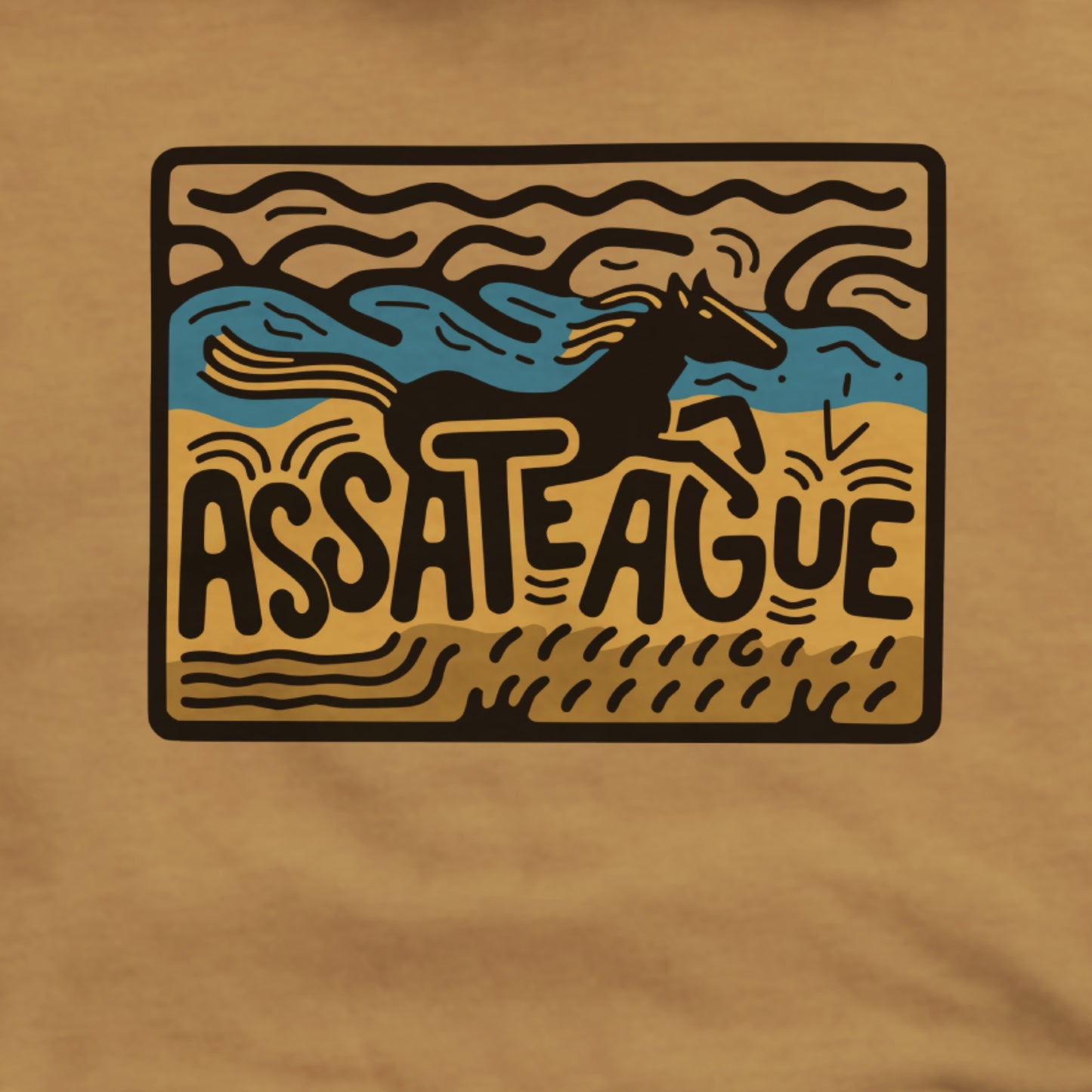 Assateague Island Hoodie Adventure and Outdoors Themed Hoodie