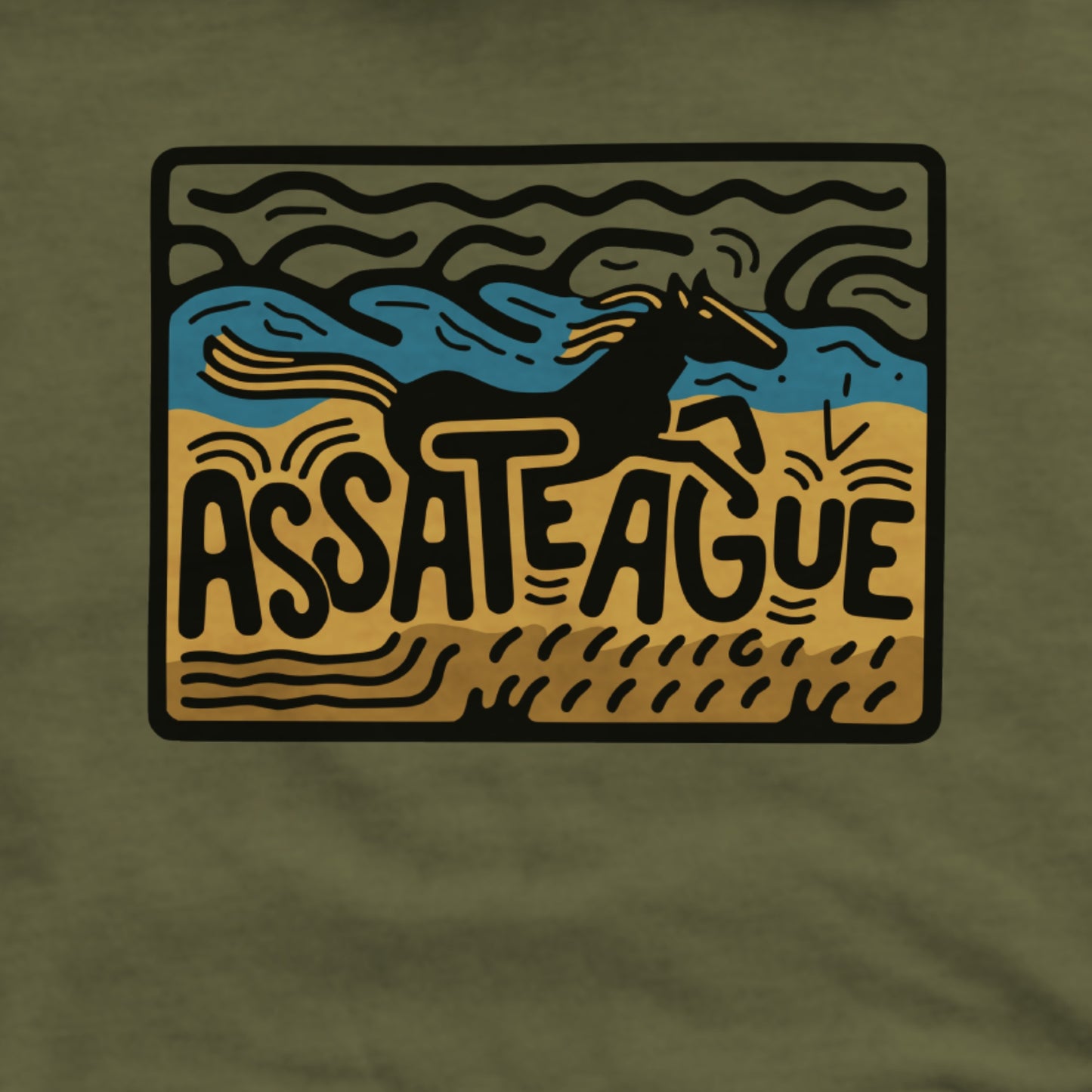 Assateague Island Hoodie Adventure and Outdoors Themed Hoodie