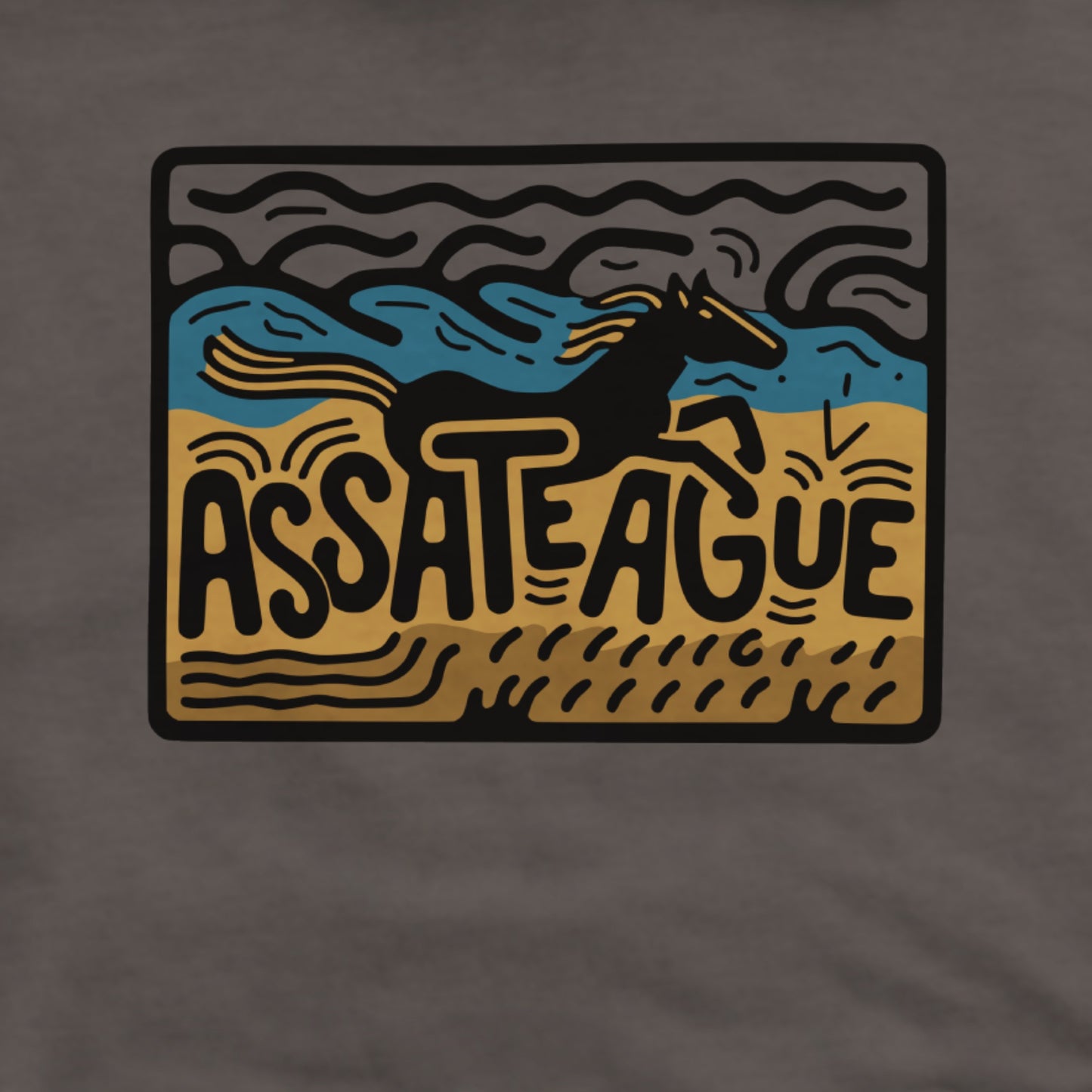 Assateague Island Hoodie Adventure and Outdoors Themed Hoodie