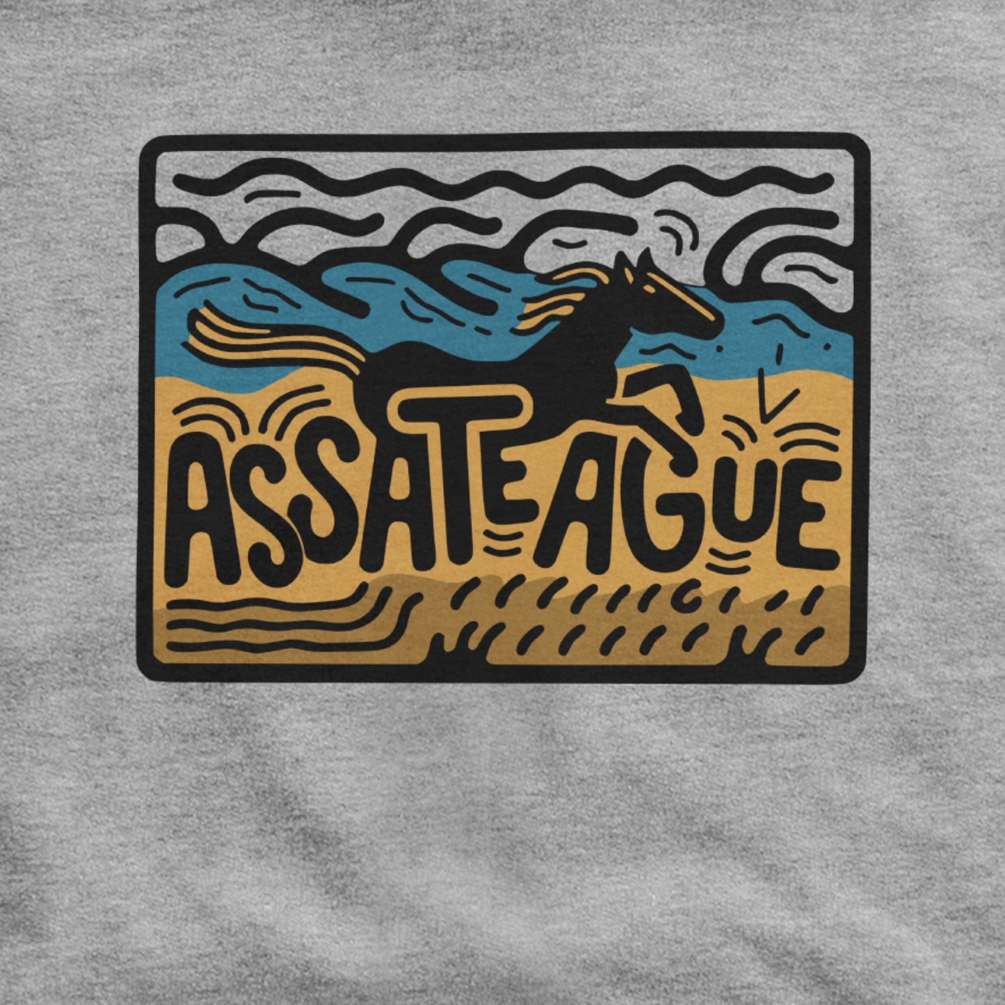 Assateague Island Hoodie Adventure and Outdoors Themed Hoodie