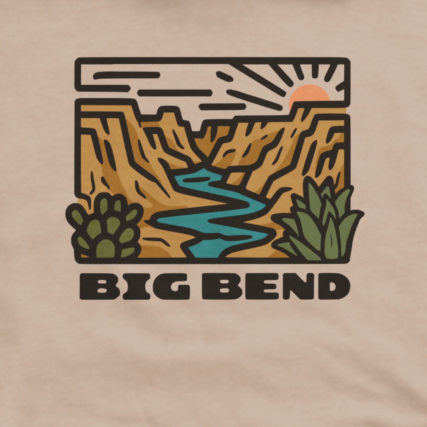 Big Bend National Park Hoodie Adventure and Outdoors Themed Hoodie