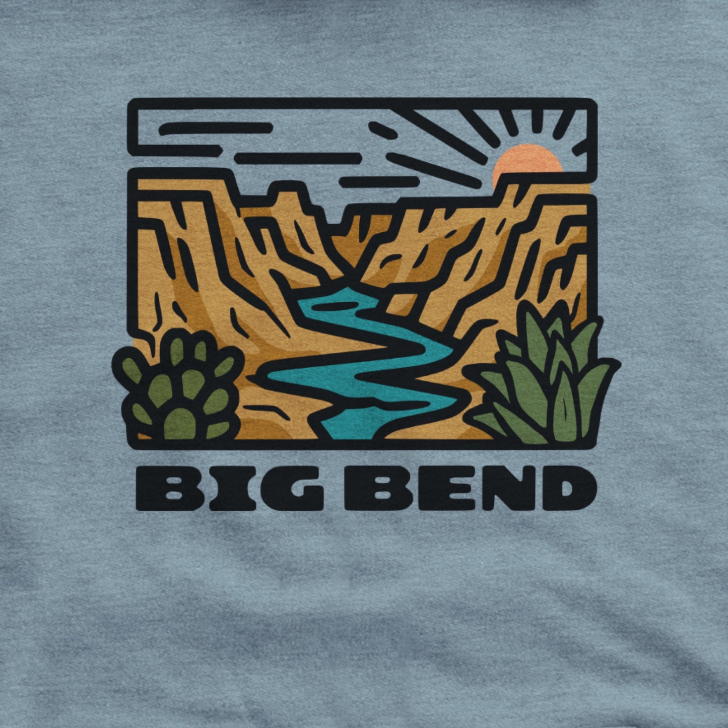 Big Bend National Park Hoodie Adventure and Outdoors Themed Hoodie