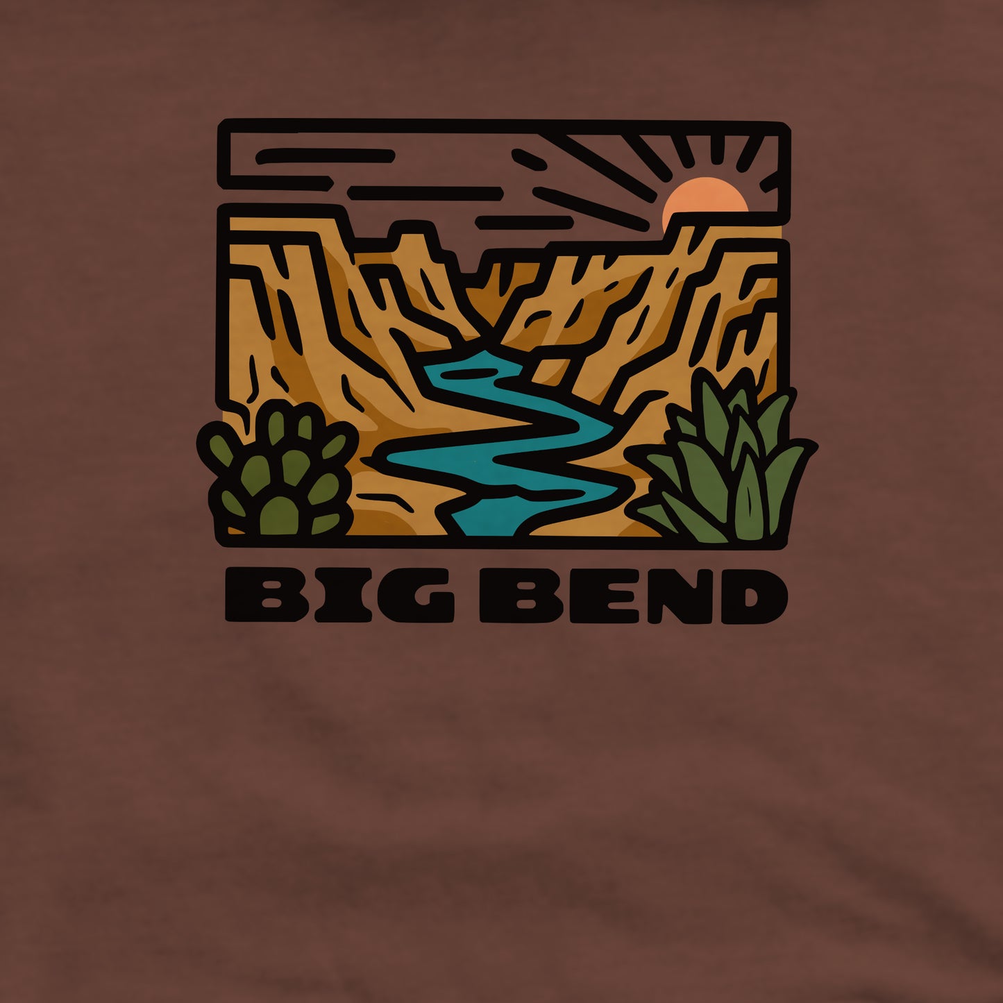 Big Bend National Park Crewneck Sweatshirt Adventure and Outdoors Themed Sweatshirt