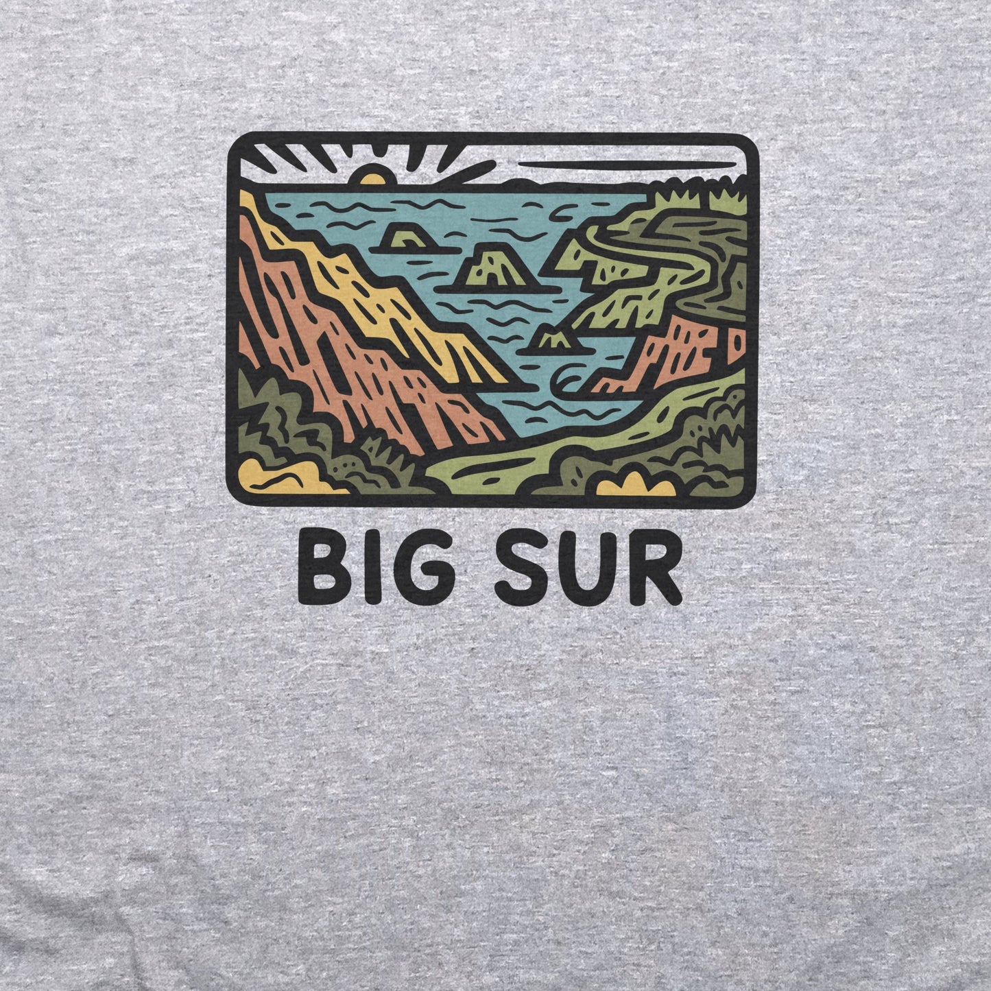 Big Sur State Park T-Shirt Adventure and Outdoors Themed T-Shirt
